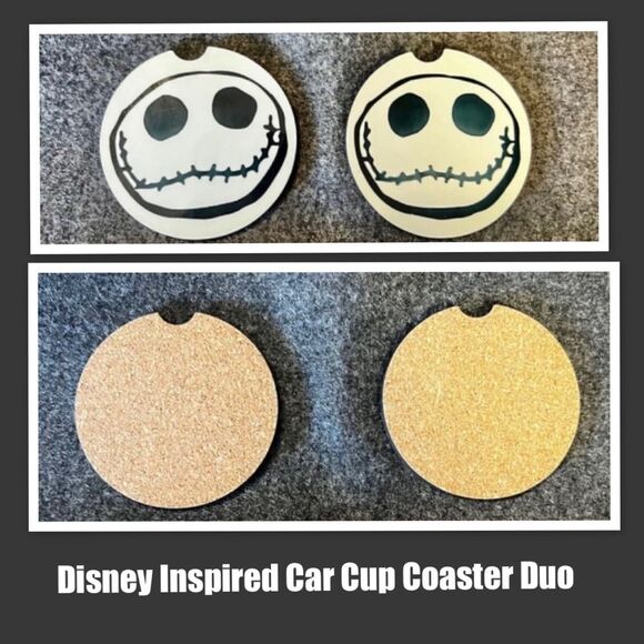 Disney Inspired Car Cup Coaster Duo - Picture 1 of 1